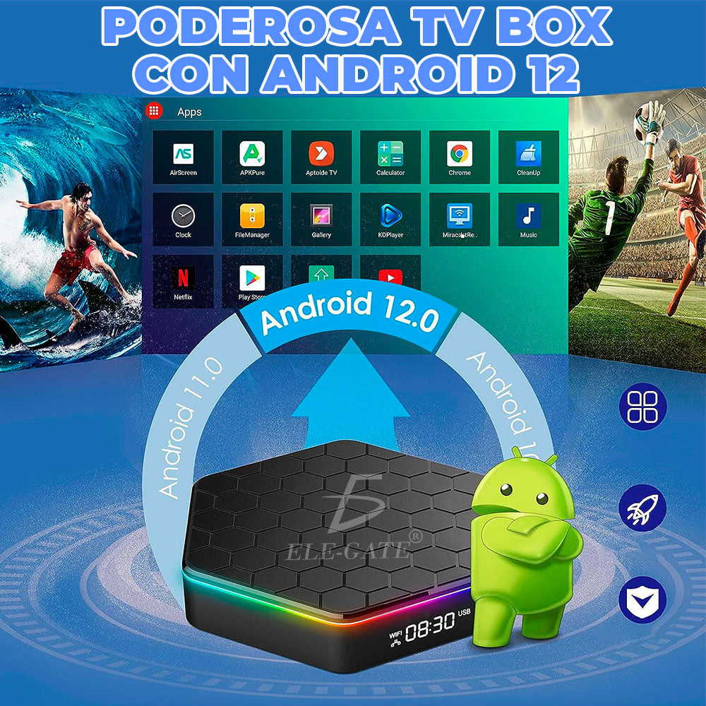 Android 12.0 TV Box T95Z Plus - Potente 4GB RAM 32GB ROM 6K, Bluetooth 5.0