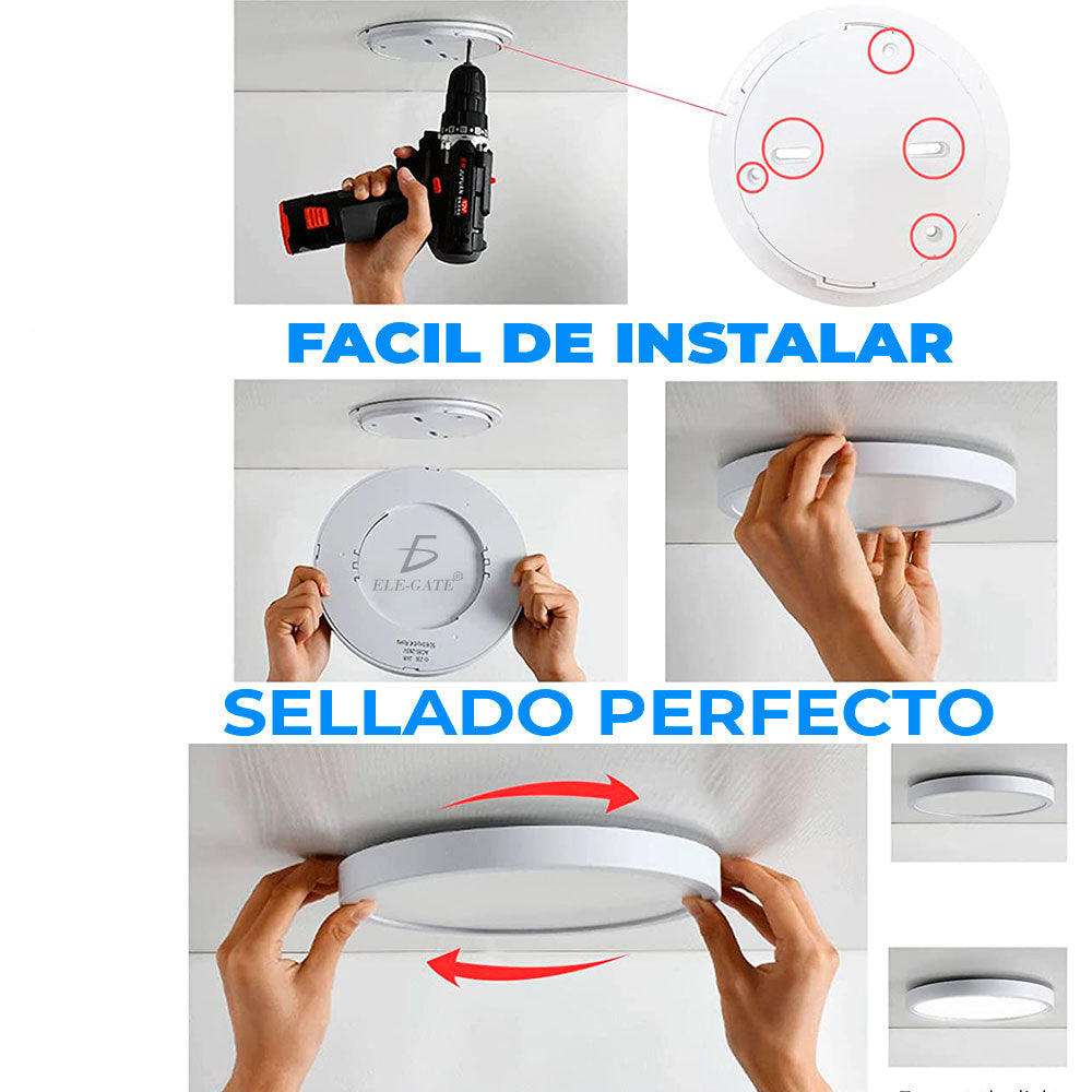 Lámpara Led Empotrado 18w Luz Fría Ó Cálida