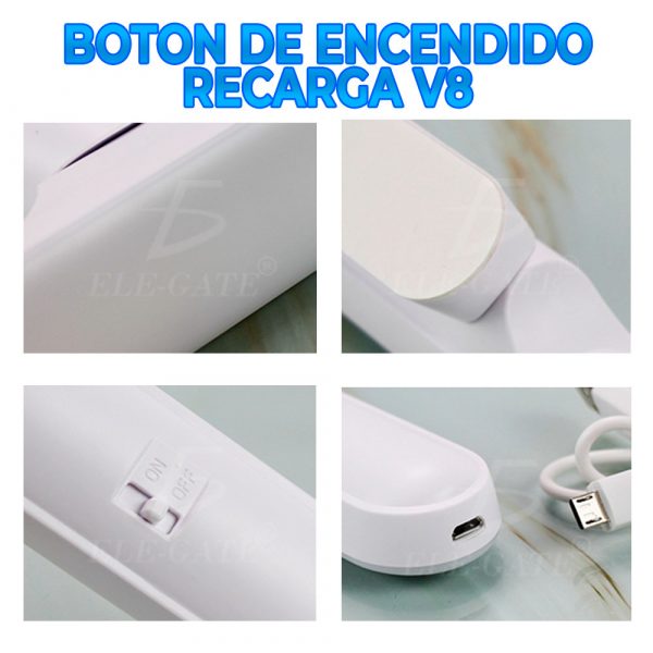 Lámpara de escritorio recargable con base magnética