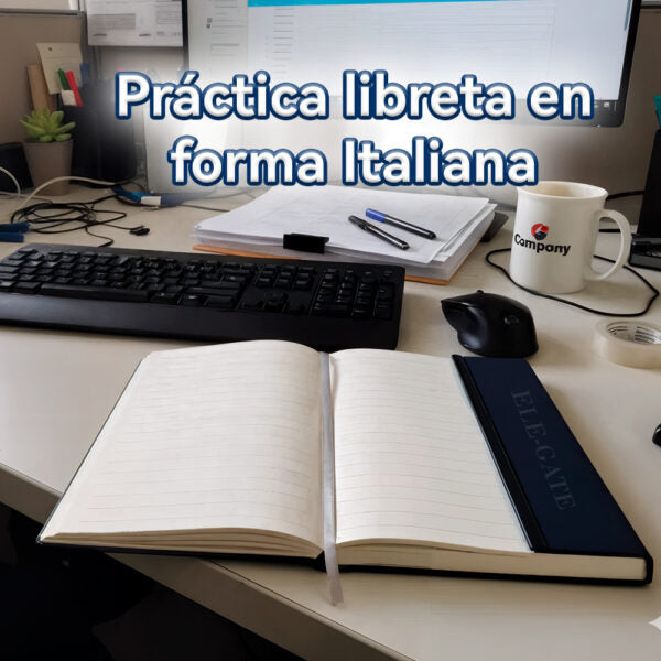 Set de Regalo Elegante con Libreta, Tarjetero, Llavero y Pluma – Tono Azul Rey