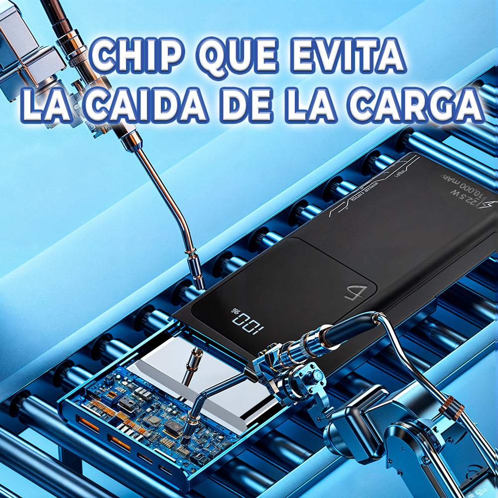 Cargador Super Rapido de PD 22.5W Power Bank 10000mah
