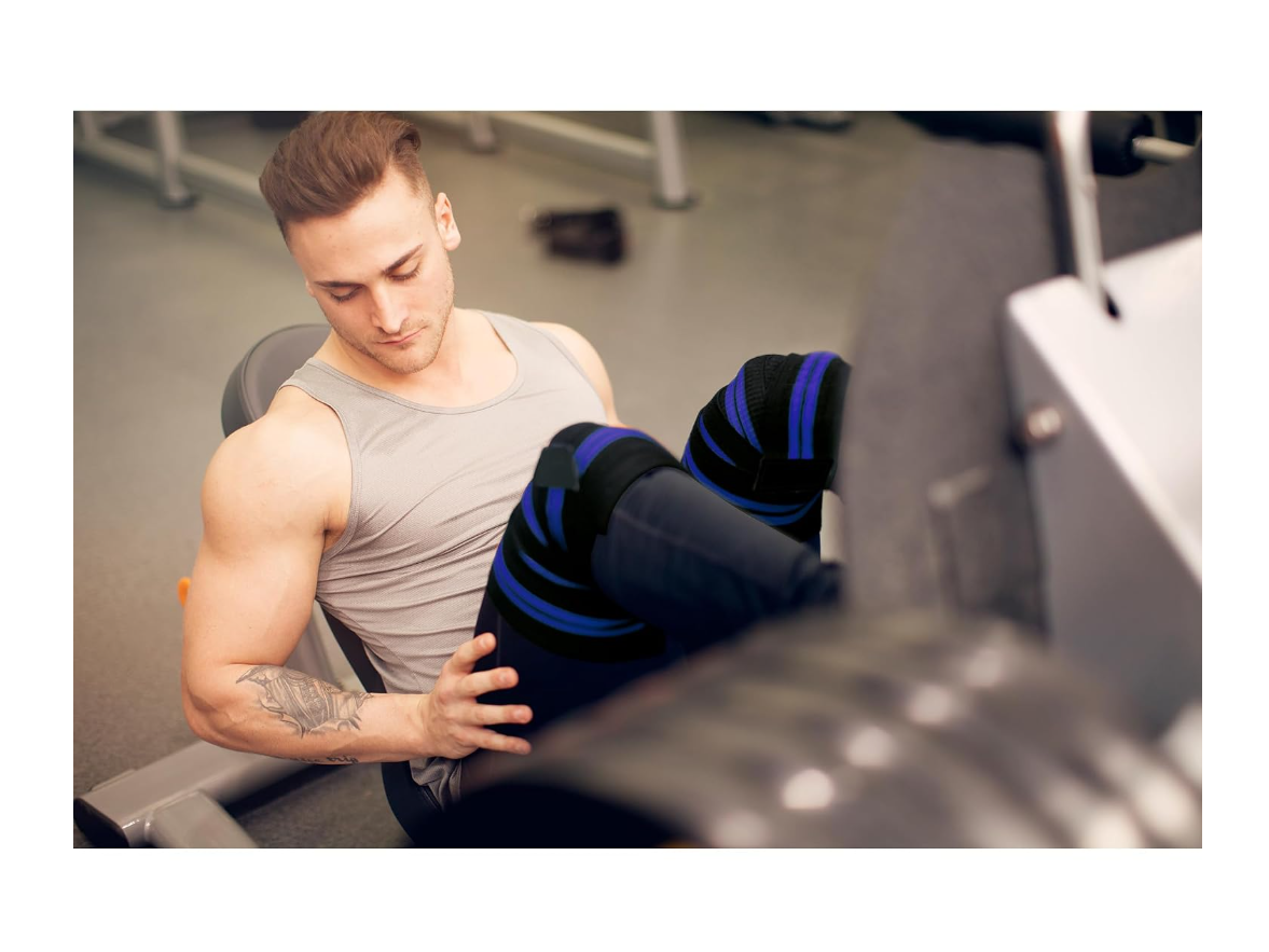 Vendas para rodilla para sentadillas y leg press