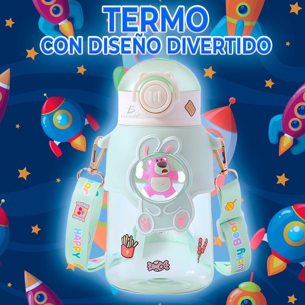 Termo antiderrames de 650 ml para niños/niñas