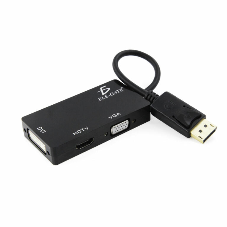 Adaptador 3 En 1 Dp Displayport AHdmi Vga Dvi De Mac