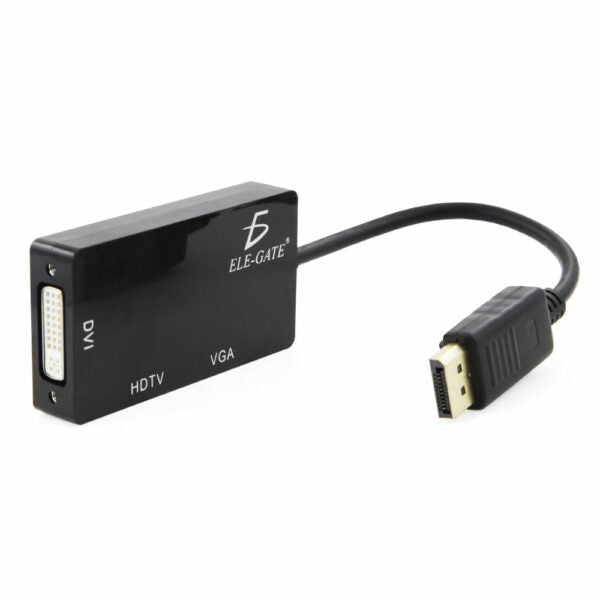 Adaptador 3 En 1 Dp Displayport AHdmi Vga Dvi De Mac