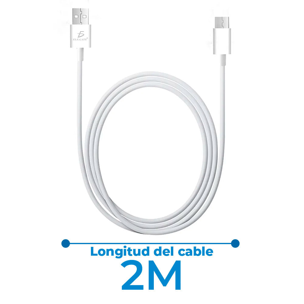 Cable USB-C de 2 Metros - Carga Rápida y Transferencia de Datos