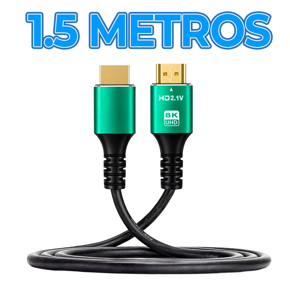 Cable HDMI 2.1 de 1.5 Metros 8K Ultra HD