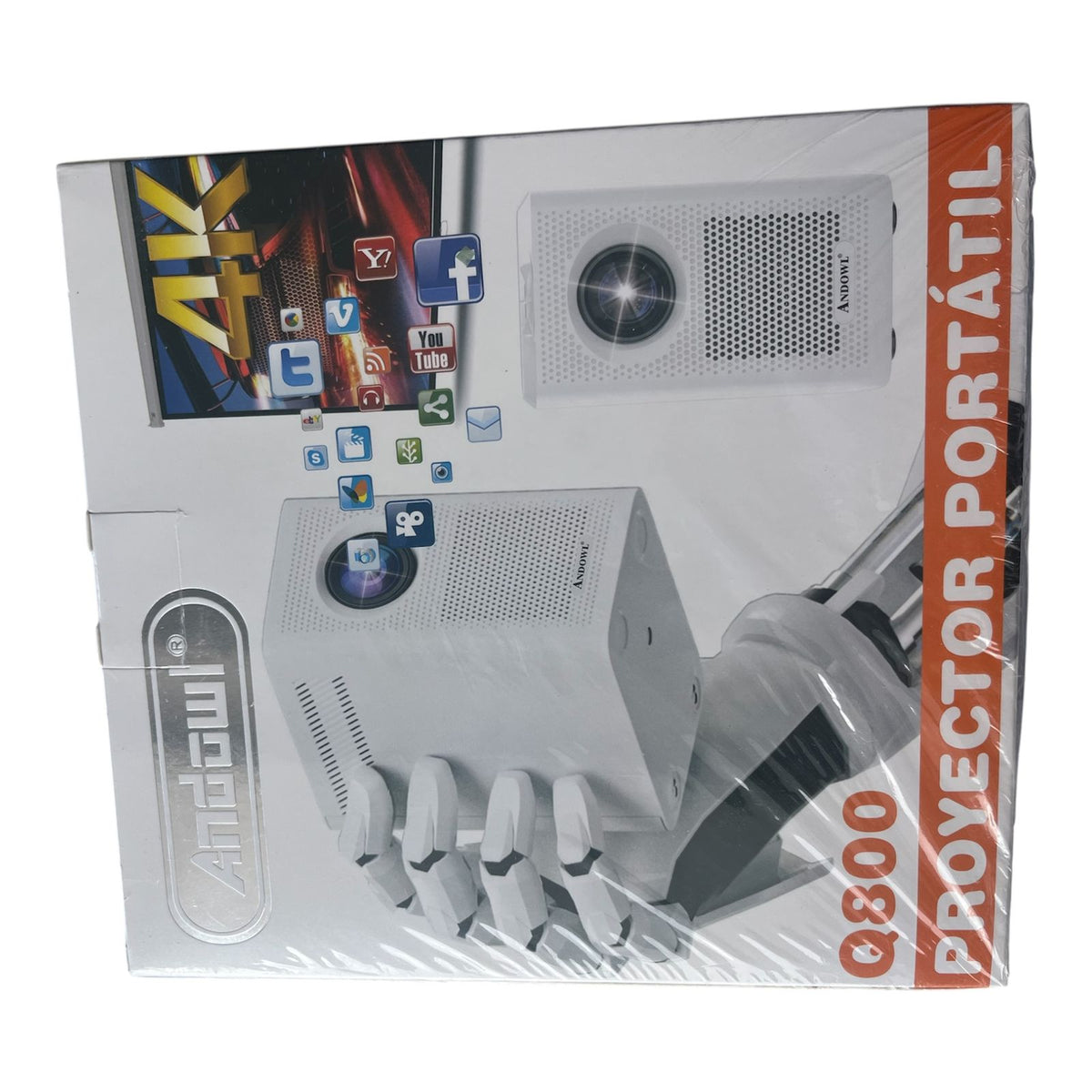 Proyector Portátil 4K Full HD 30-100 Pulgadas
