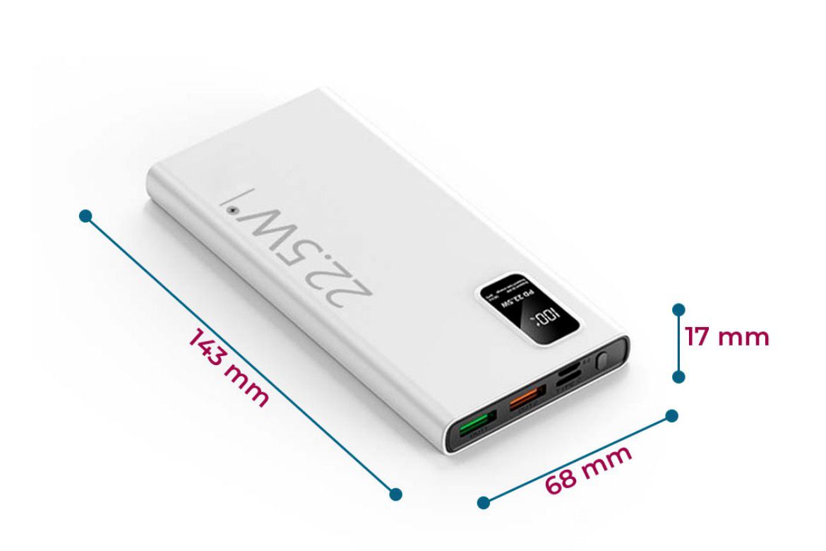 Powerbank cargador de batería externa portátil 10000mAh