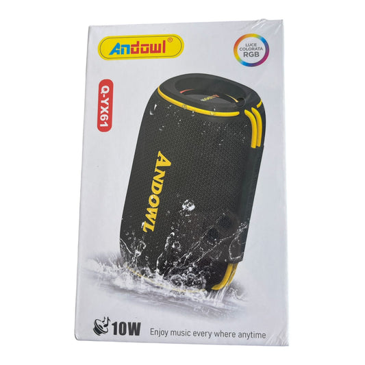 Bocina bluetooth 5.3 bateria 1800 mah 6 horas de reproducción