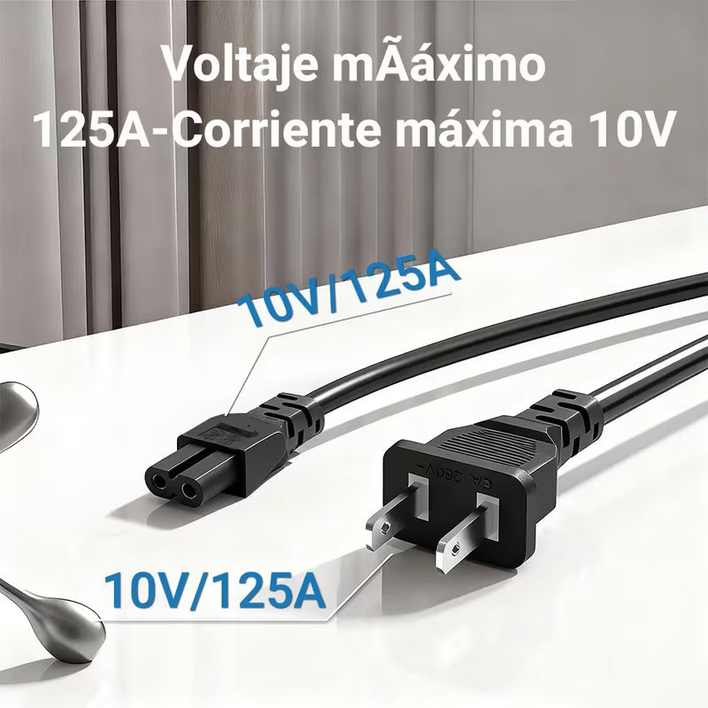 Cable Enchufe 1.5m para lampara, laptop, tv, cargador