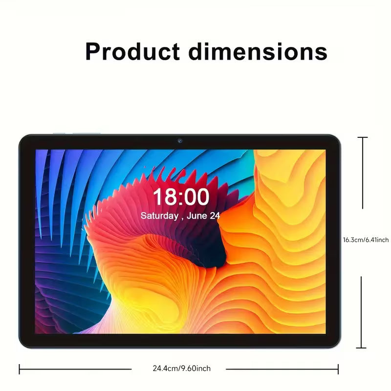 Tablet de 10.1 pulgadas + funda, teclado, ratón y lápiz
