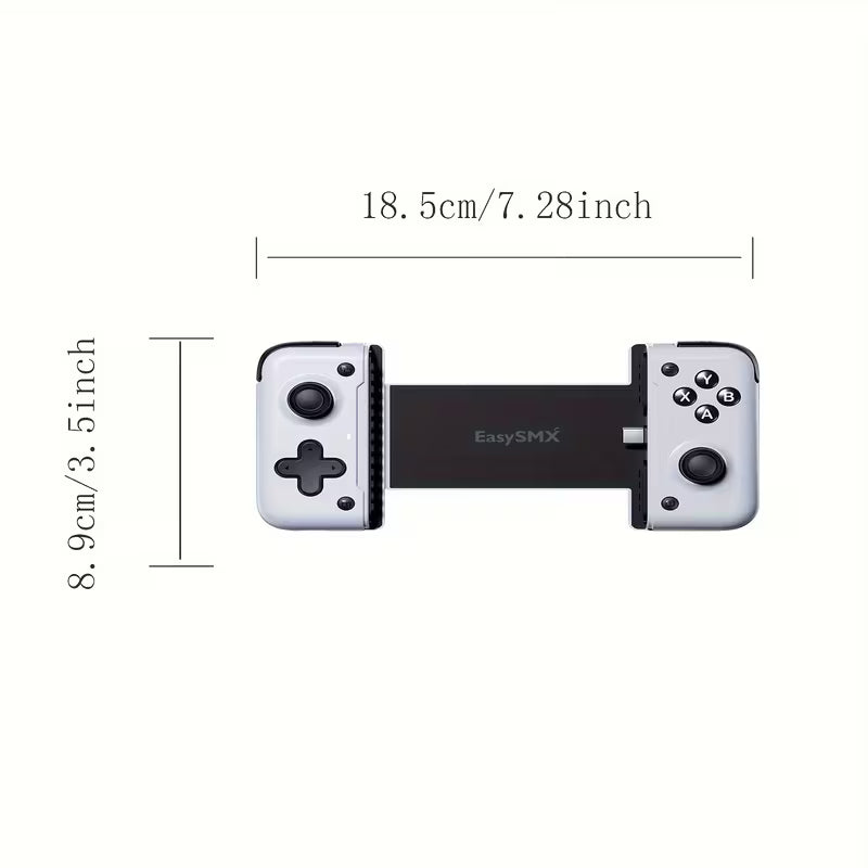 Mando de juegos móvil con cable de modo dual, compatible con Android, con vibración háptica