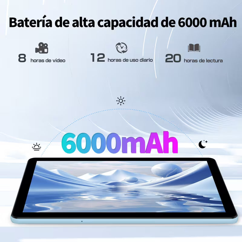 Tablet de 10.1 pulgadas + funda, teclado, ratón y lápiz