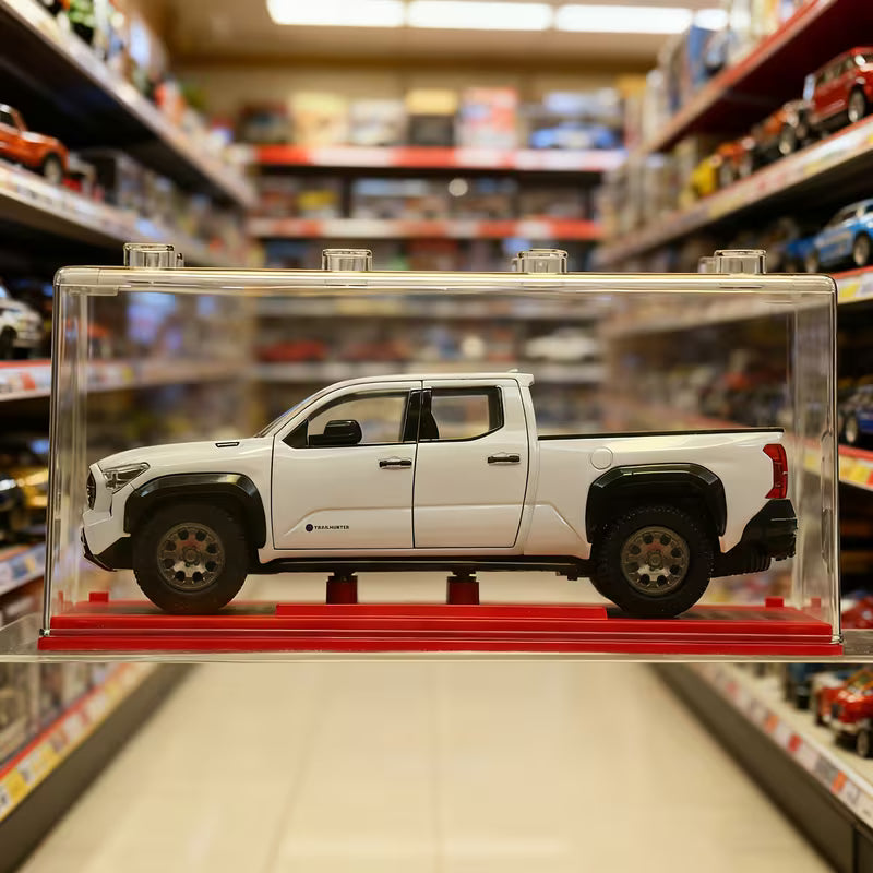Toyota Tacoma De Metal A Escala Blanca