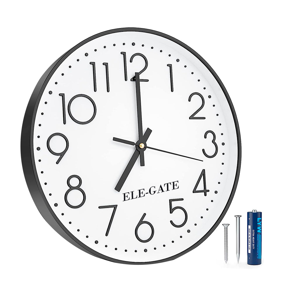 Reloj de pared de cuarzo silencioso