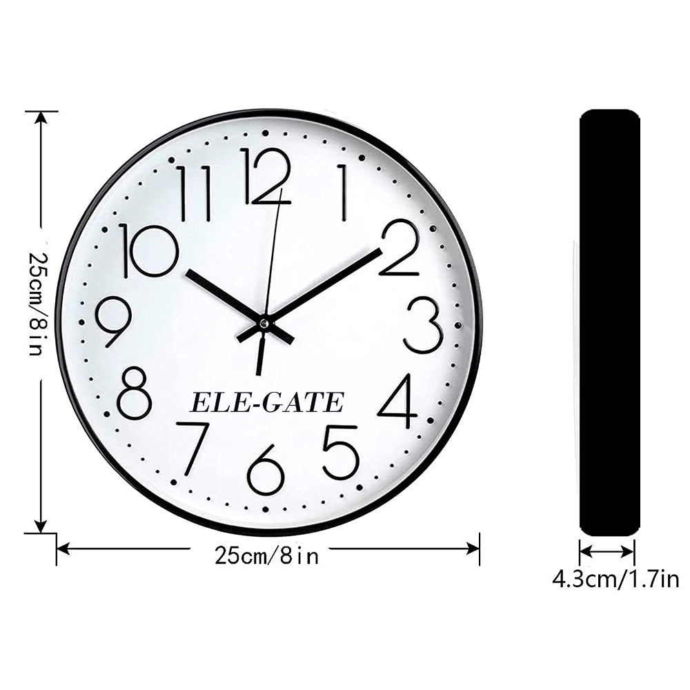 Reloj de pared de cuarzo silencioso